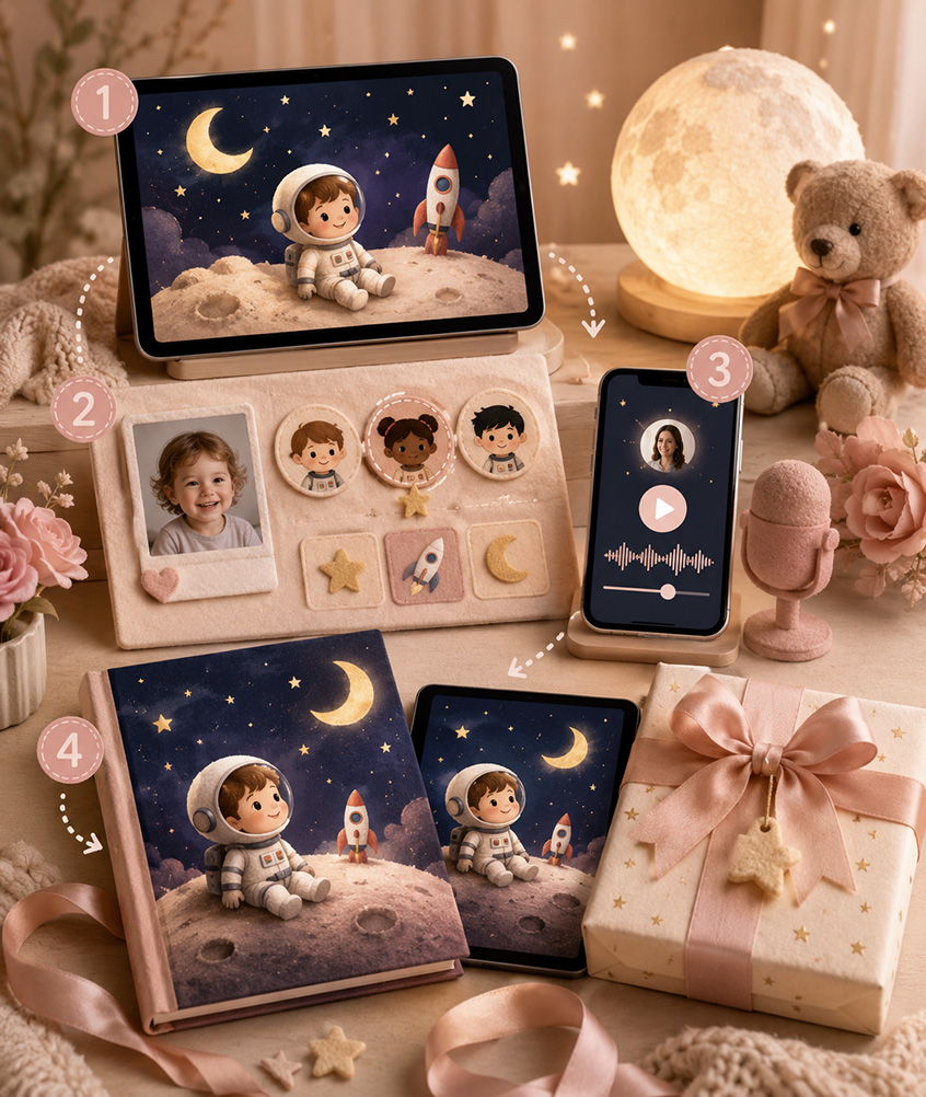 Create a story gift in four thoughtful steps.