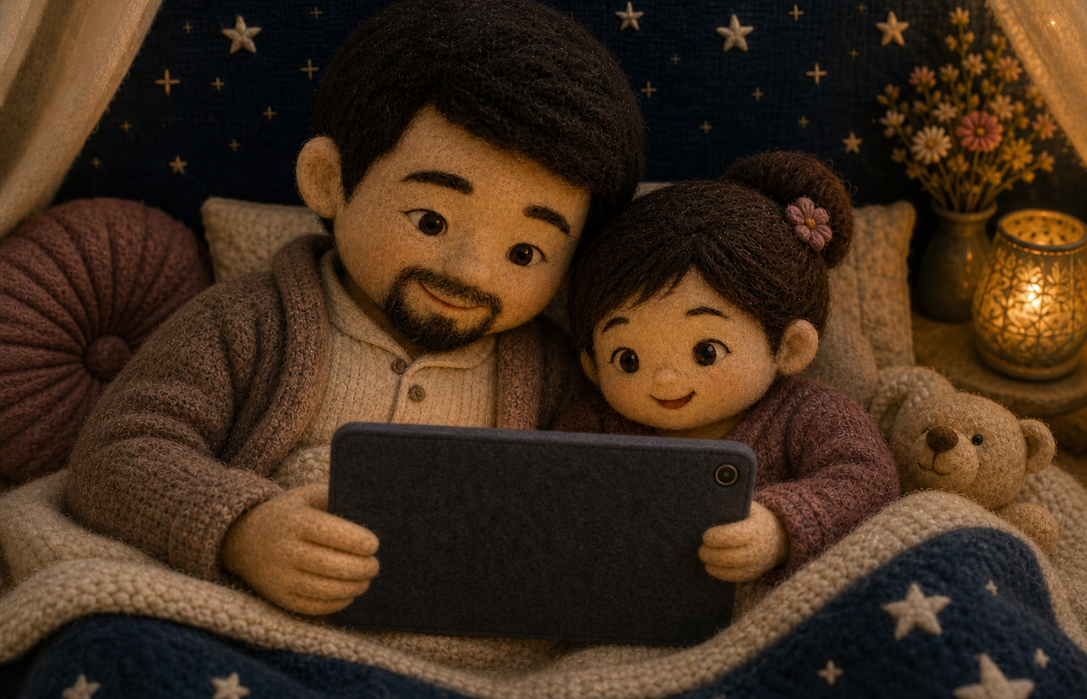 Why Tablet Reading Works Well for Calm Bedtime Stories