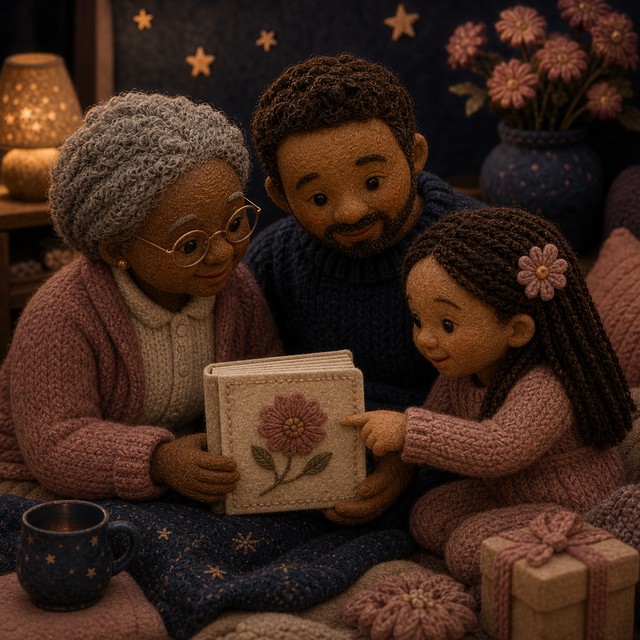 A journal about the feelings behind the gift.